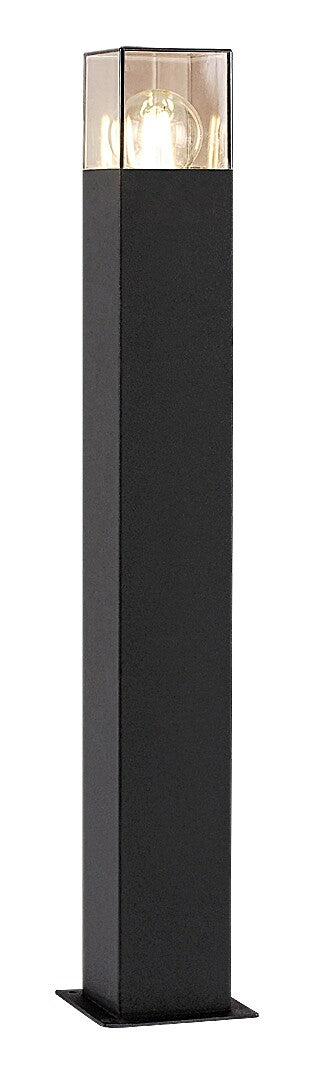 Stalp exterior Loanda, negru, 1 x E27, H.65, IP44, Rabalux, 77082