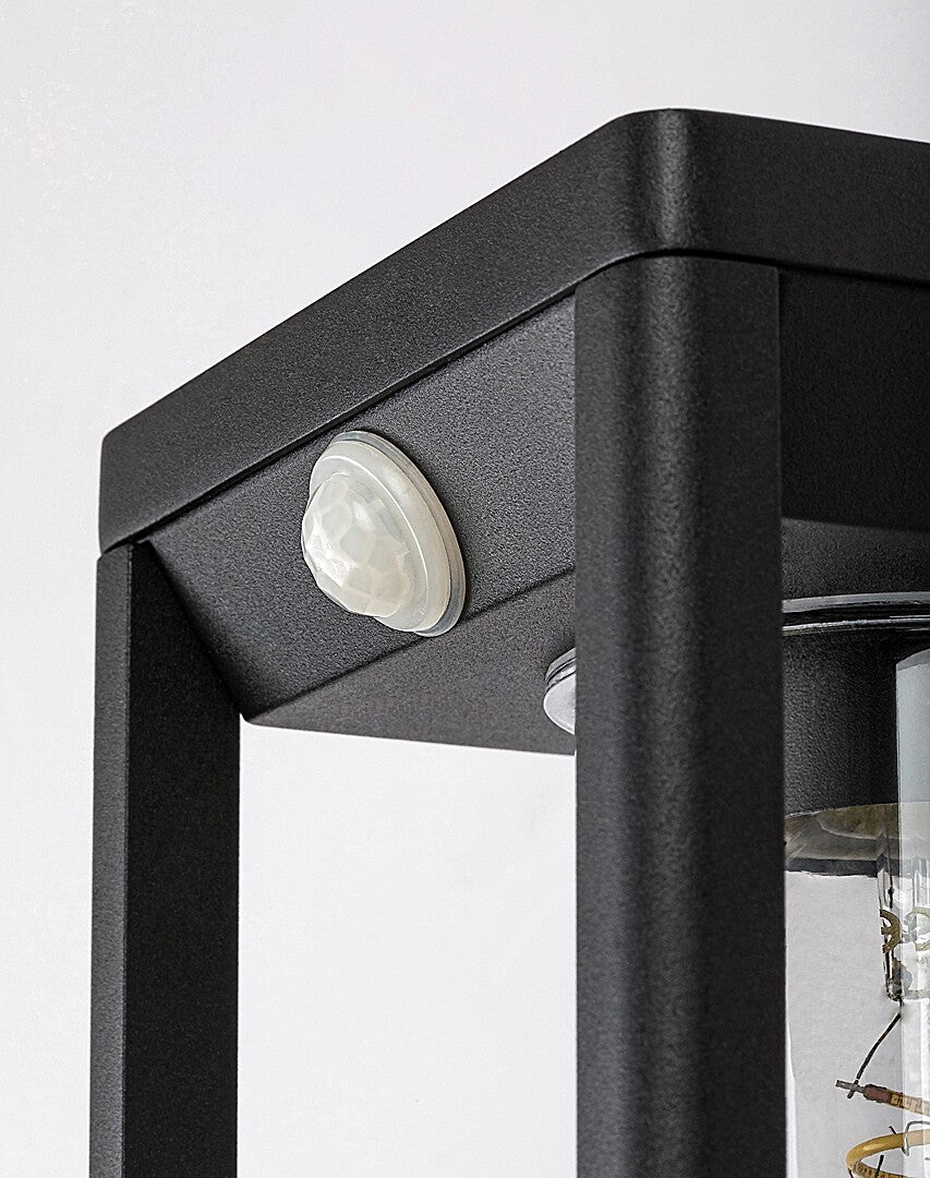 Aplica exterior Zernest, senzor de mișcare, negru, 1 x E27, IP54, Rabalux, 77086