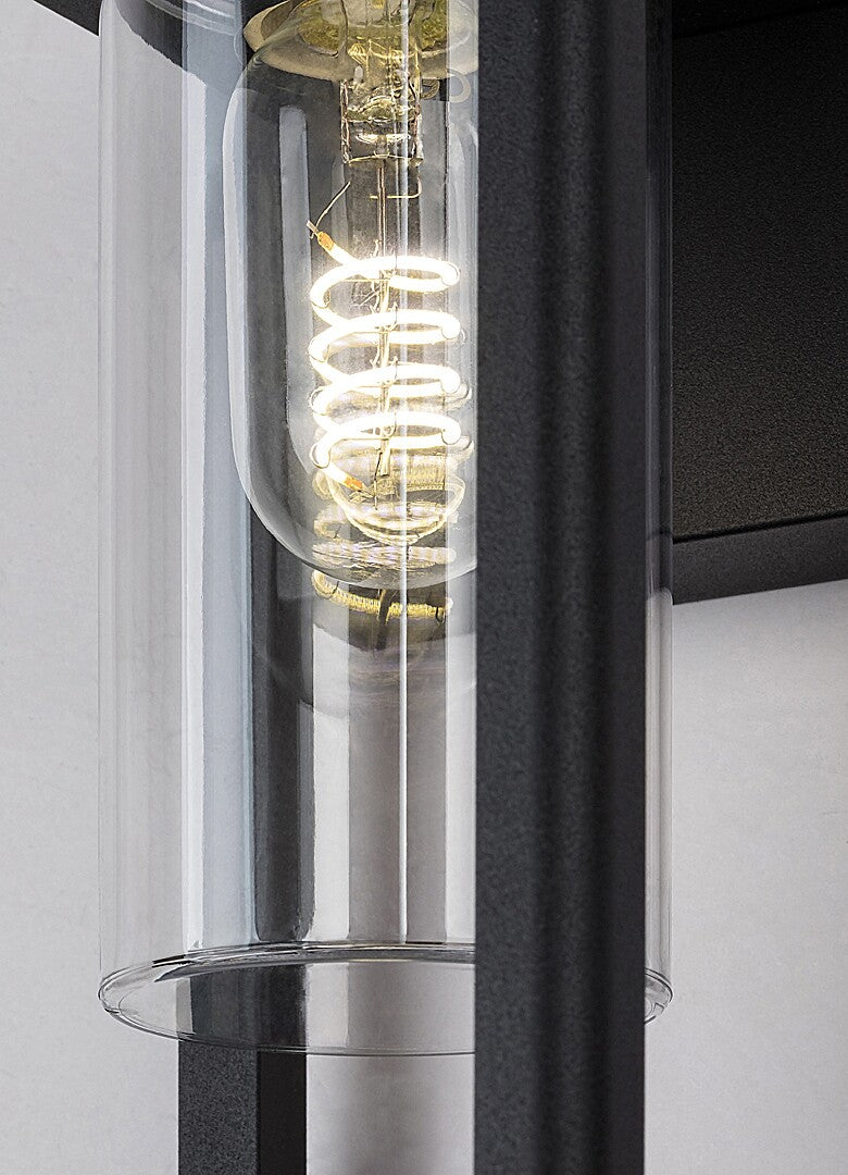 Aplica exterior Zernest, senzor de mișcare, negru, 1 x E27, IP54, Rabalux, 77086