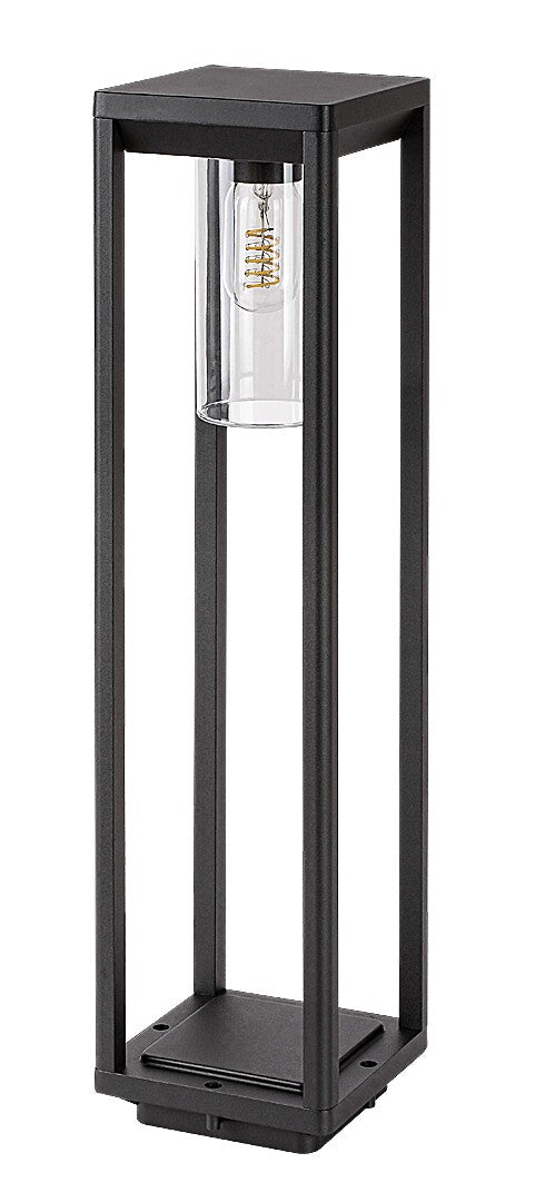 Stalp exterior Zernest, negru, 1 x E27, H.60cm, IP54, Rabalux, 77087