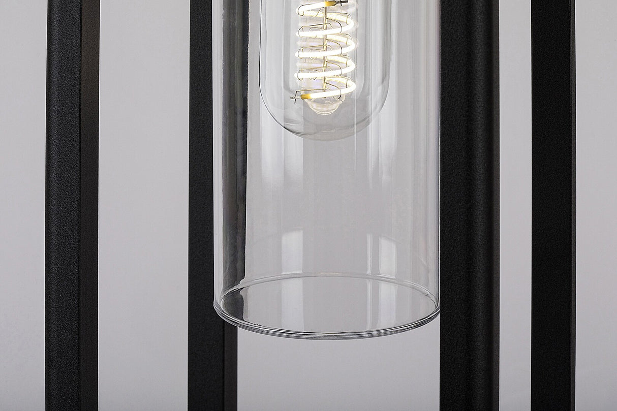 Stalp exterior Zernest, negru, 1 x E27, H.60cm, IP54, Rabalux, 77087