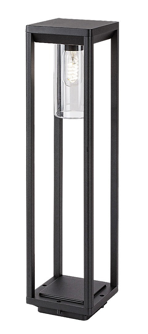Stalp exterior Zernest, negru, 1 x E27, H.60cm, IP54, Rabalux, 77087