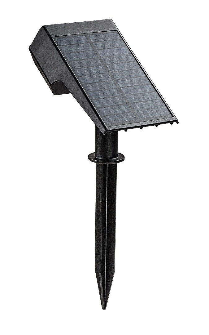 Miniproiector LED exterior solar Nantes, negru, 0,5W, 50lm, IP65, Rabalux, 77088