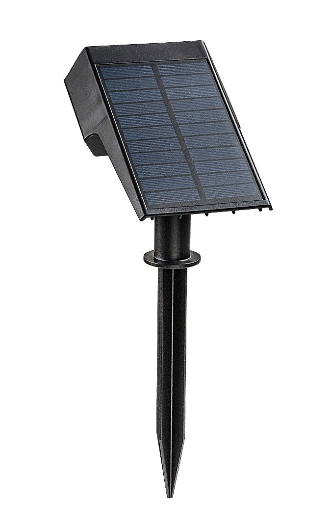 Miniproiector LED exterior solar Nantes, negru, 0,5W, 50lm, IP65, Rabalux, 77088