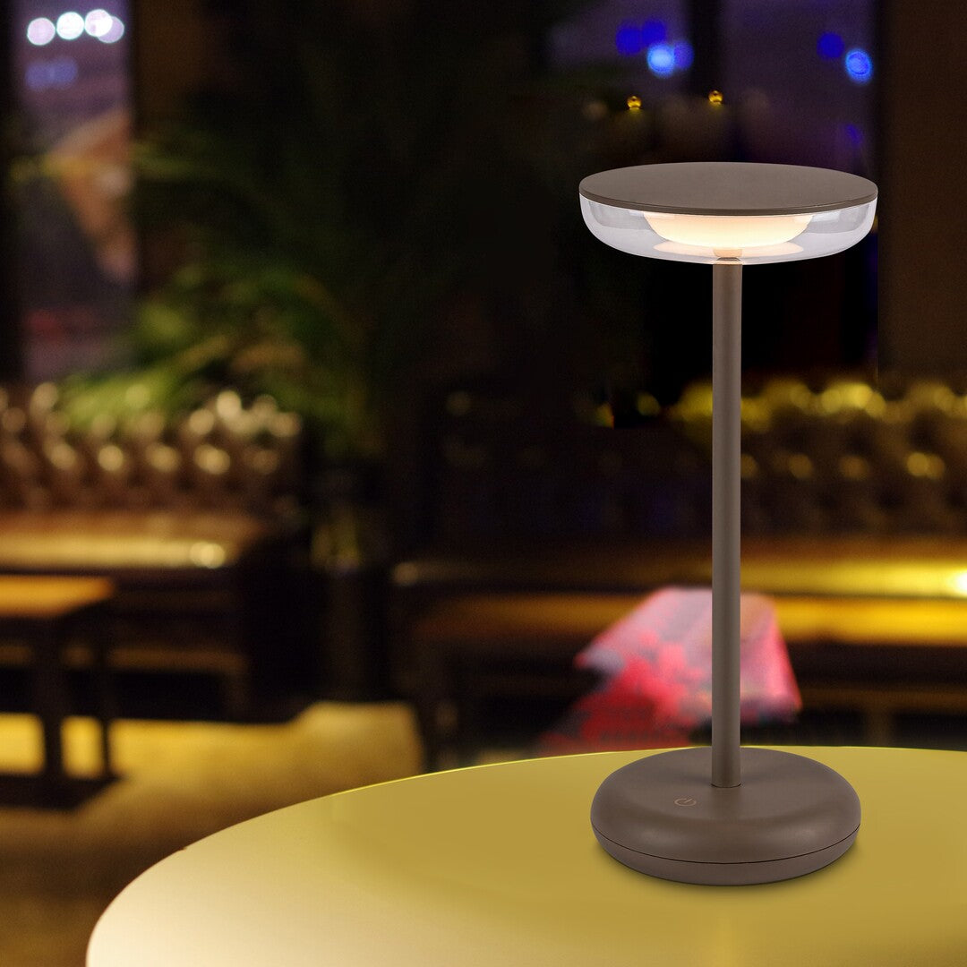 Veioza LED exterior Konin, caramel, 6W, 60lm, 3000K, IP44, Rabalux, 77089