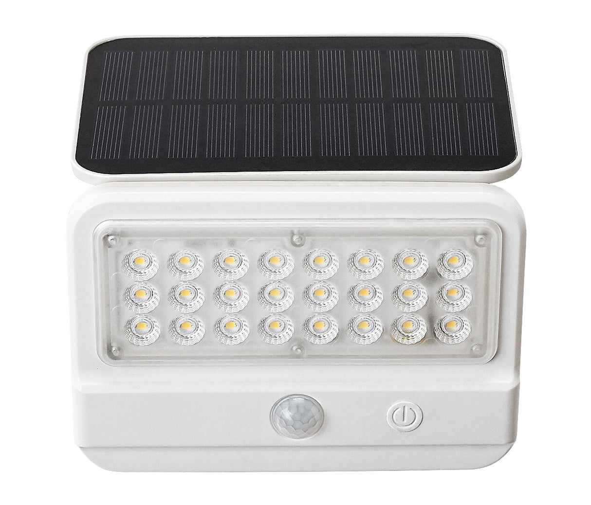 Aplica LED exterior solara Flaxton, alb, 7W, IP54, Rabalux, 77090