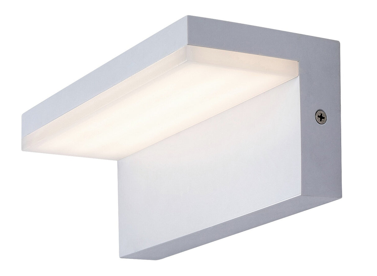Aplica LED exterior Zaragoza, alb, 10W, 780lm, 4000K, IP54, Rabalux, 77093