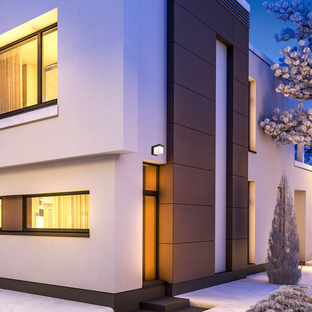 Aplica LED exterior Andelle, negru, 10W, 500lm, 3000K, IP54, Rabalux, 77095