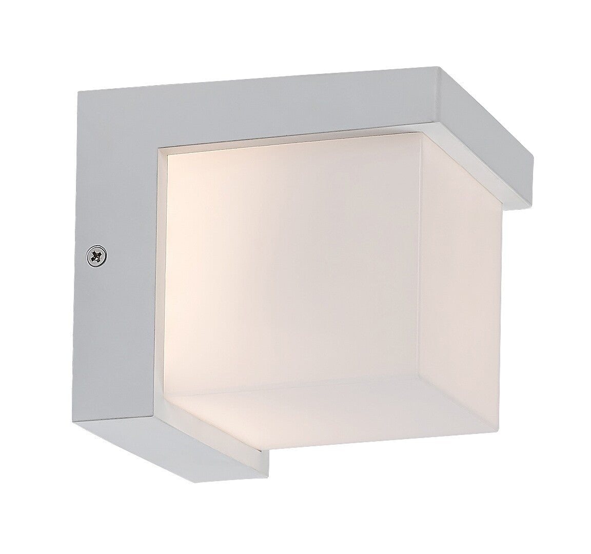 Aplica LED exterior Andelle, alb, 10W, 570lm, 3000K, IP54, Rabalux, 77096