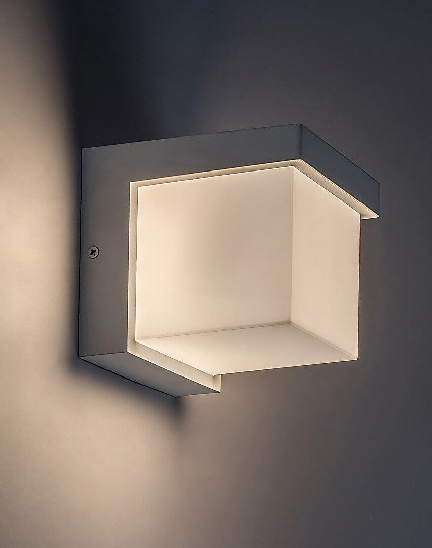 Aplica LED exterior Andelle, alb, 10W, 570lm, 3000K, IP54, Rabalux, 77096