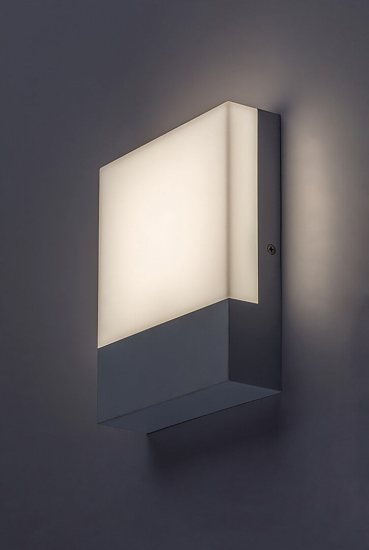 Aplica LED exterior Gimone, alb, 10W, 660lm, 4000K, IP44, Rabalux, 77098