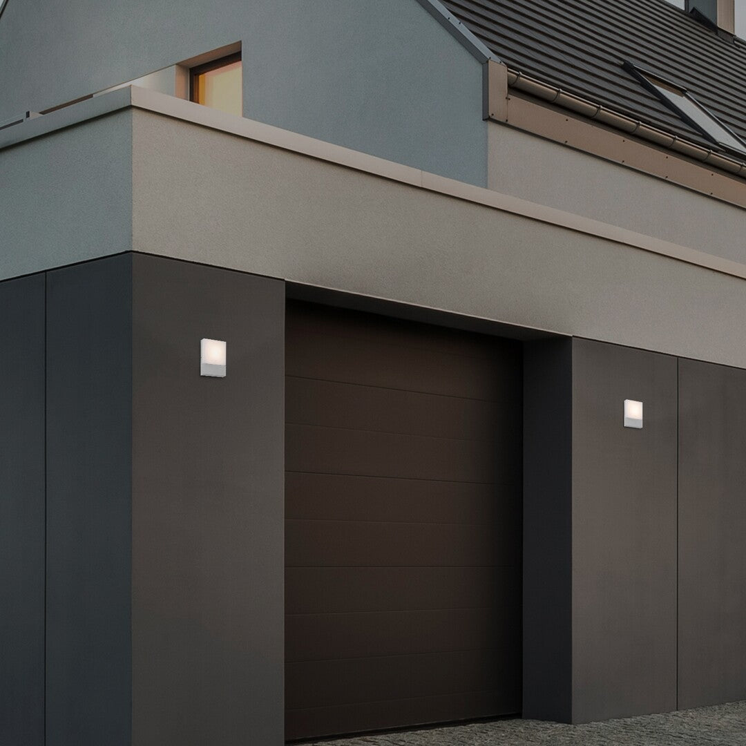 Aplica LED exterior Gimone, alb, 10W, 660lm, 4000K, IP44, Rabalux, 77098