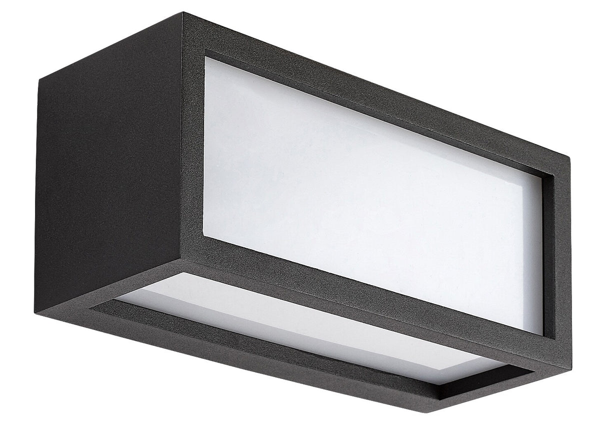 Aplica LED exterior Lublin, negru, 10W, 480lm, 4000K, IP54, Rabalux, 77099
