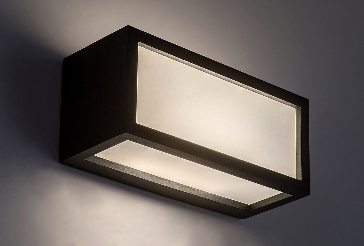 Aplica LED exterior Lublin, negru, 10W, 480lm, 4000K, IP54, Rabalux, 77099