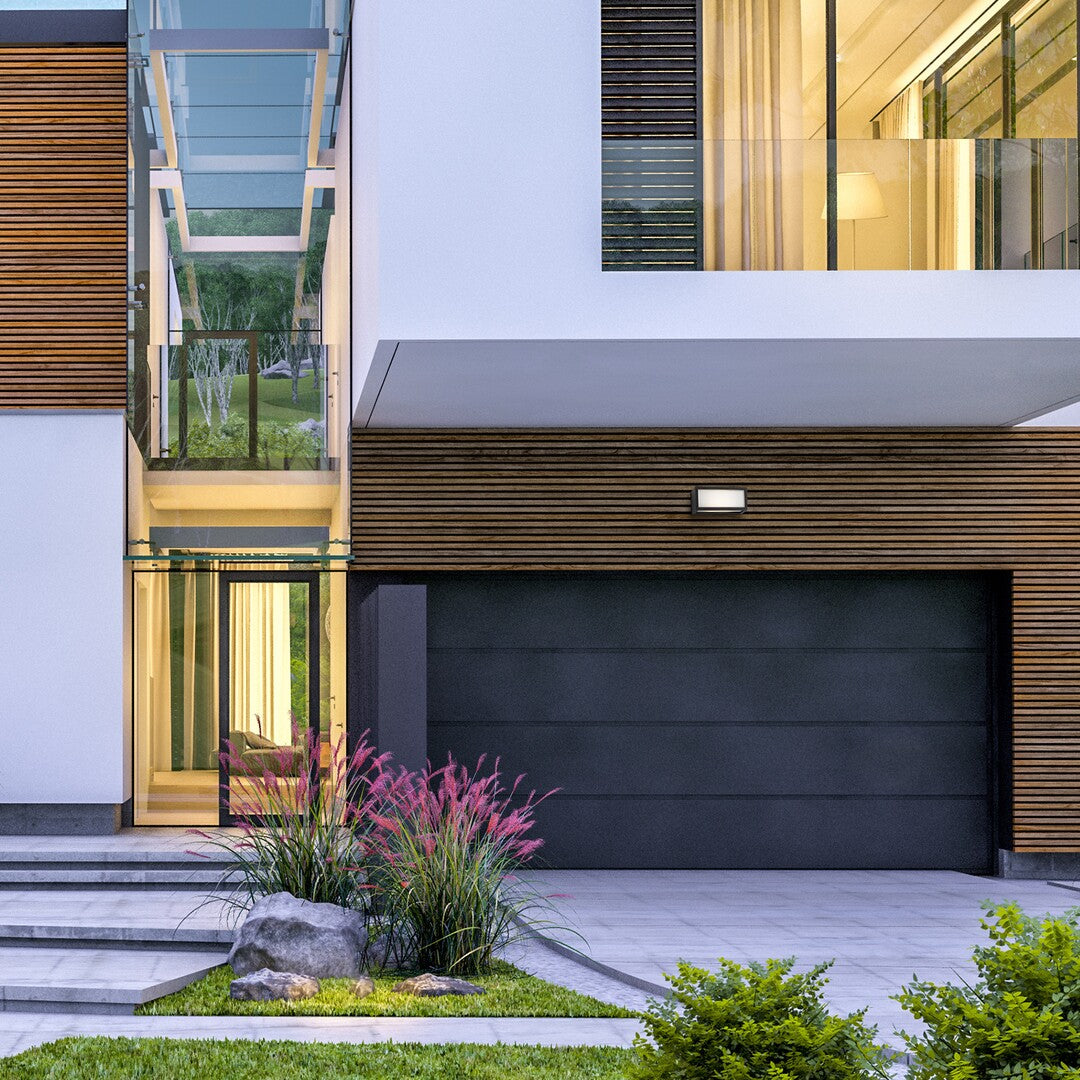 Aplica LED exterior Lublin, negru, 10W, 480lm, 4000K, IP54, Rabalux, 77099