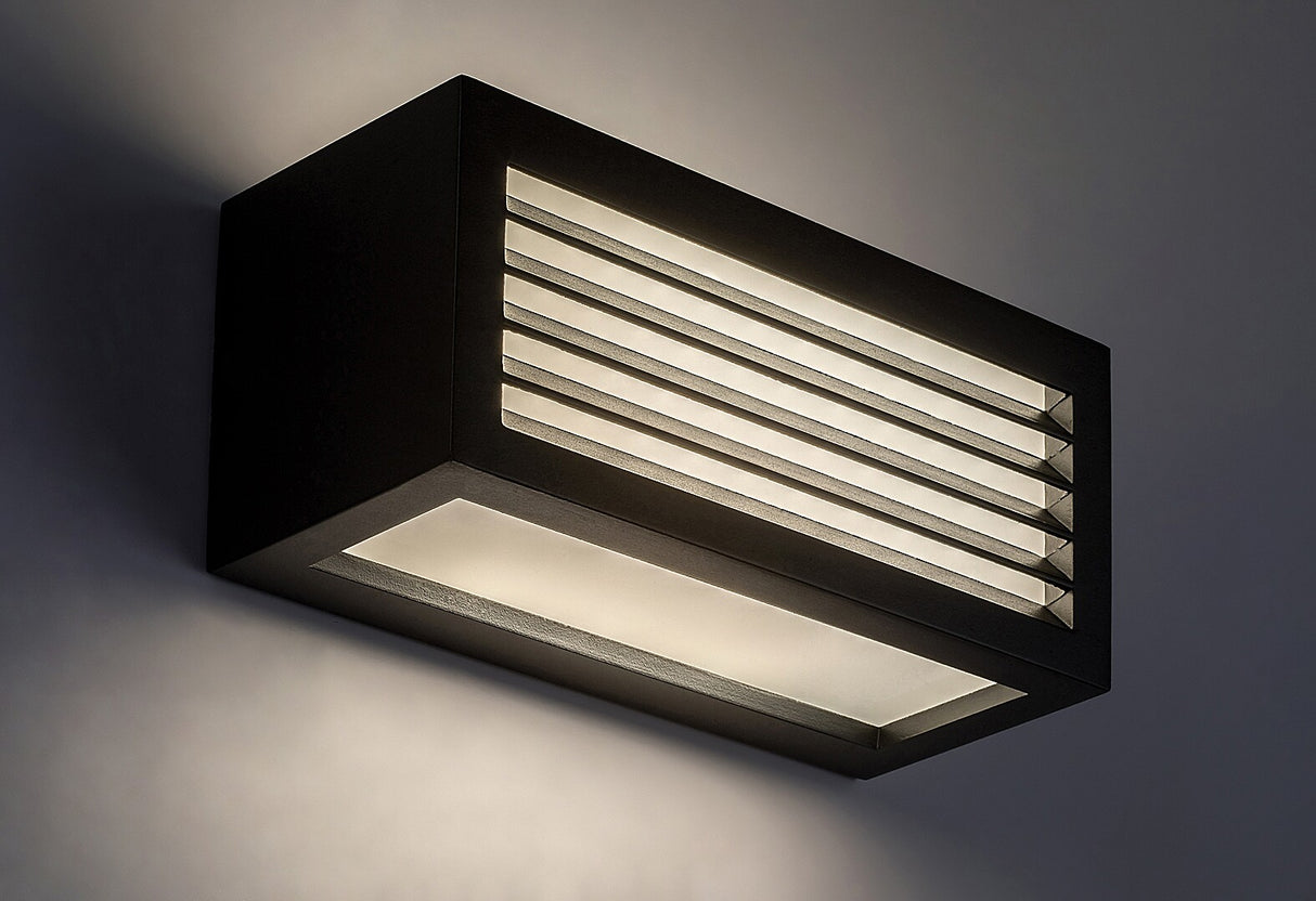 Aplica LED exterior Lublin, negru, 10W, 480lm, 4000K, IP54, Rabalux, 77100