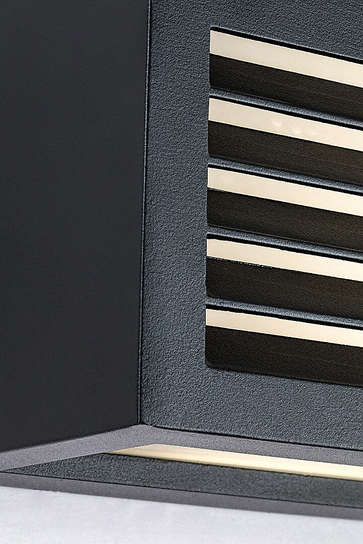 Aplica LED exterior Lublin, negru, 10W, 480lm, 4000K, IP54, Rabalux, 77100