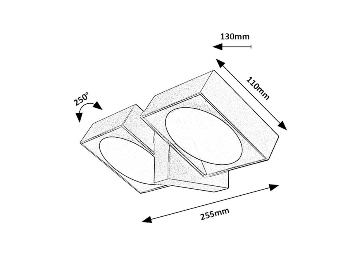 Aplica LED exterior Telde, antracit, 14W, 900lm, 3000K, IP54, Rabalux, 77101