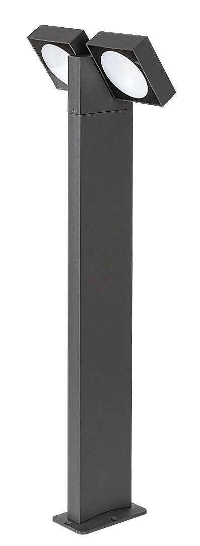 Stalp LED exterior LED Telde, antracit, 14W, 900lm, 3000K, H.75, IP54, Rabalux, 77102