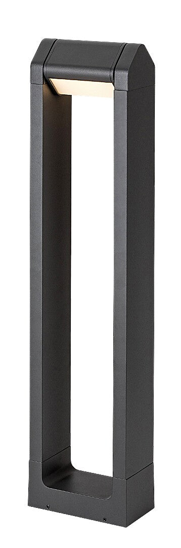 Stalp exterior LED Medna, antracit, 8W, 530lm, 3000K, H.65, IP54, Rabalux, 77104