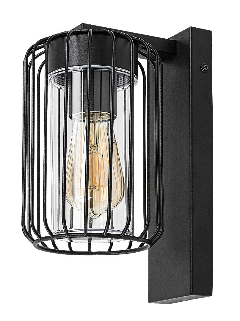 Aplica exterior Tarpa, negru, 1 x E27, IP44, Rabalux, 77106