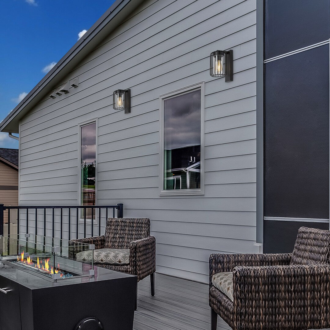 Aplica exterior Tarpa, negru, 1 x E27, IP44, Rabalux, 77106