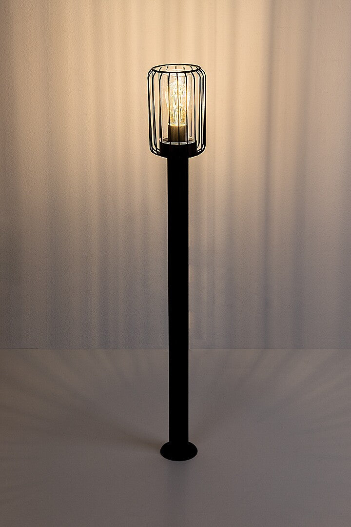 Stalp exterior Tarpa, negru, 1 x E27, H.100, IP44, Rabalux, 77108