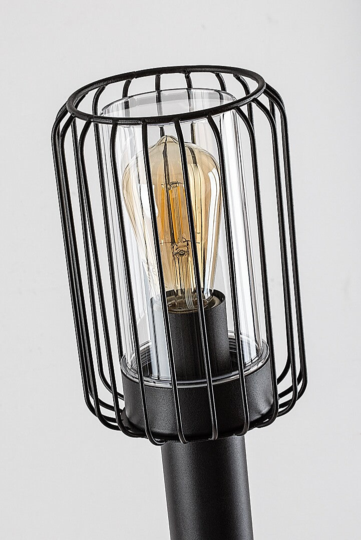 Stalp exterior Tarpa, negru, 1 x E27, H.100, IP44, Rabalux, 77108