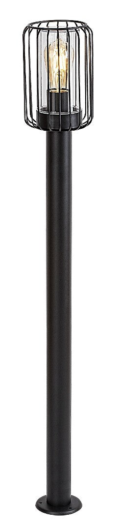 Stalp exterior Tarpa, negru, 1 x E27, H.100, IP44, Rabalux, 77108