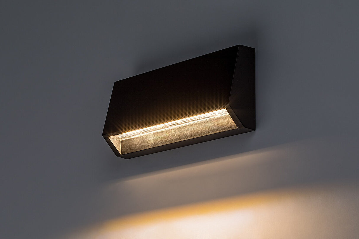 Aplica LED exterior Ibar, negru, 3W, 250lm, 3000K, IP54, Rabalux, 77109