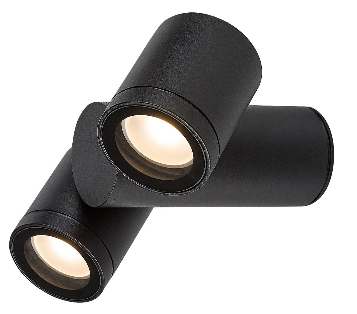 Aplica exterior Enol, negru, 2xGU10, IP44, Rabalux, 77111