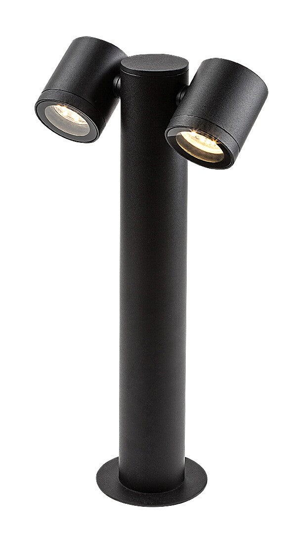 Stalp exterior Enol, negru, 2 x GU10, H.44cm, IP44, Rabalux, 77113