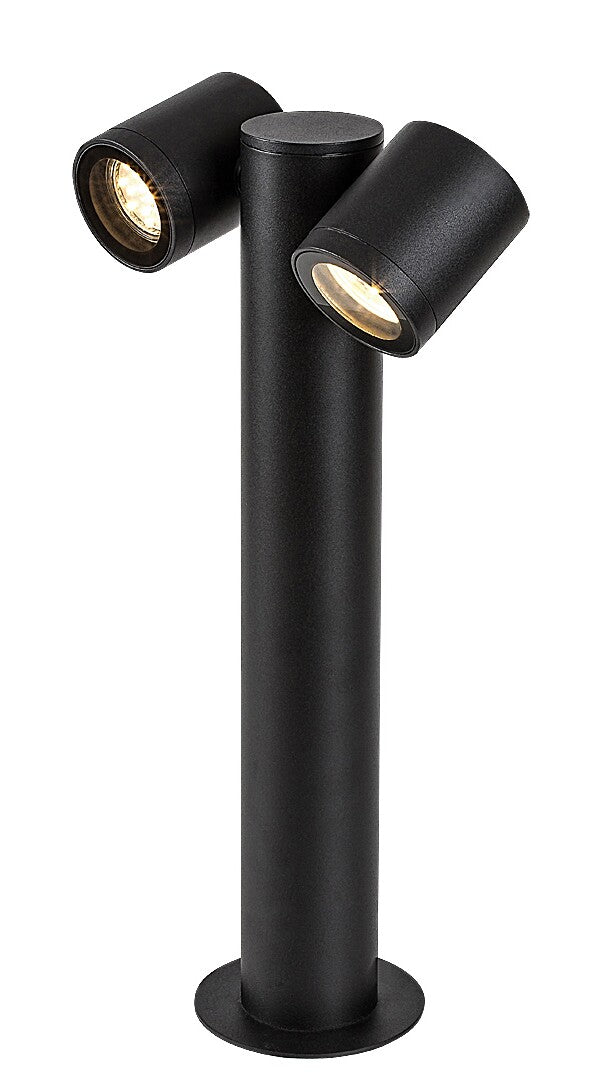 Stalp exterior Enol, negru, 2 x GU10, H.44cm, IP44, Rabalux, 77113