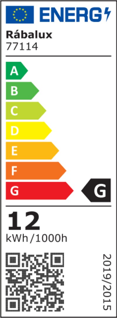 Aplica LED exterior Mataro, negru, 12W, 950lm, 3000K, IP54, Rabalux, 77114