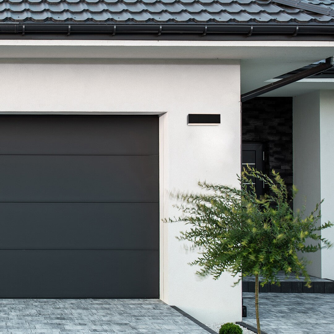 Aplica LED exterior Mataro, negru, 12W, 950lm, 3000K, IP54, Rabalux, 77114