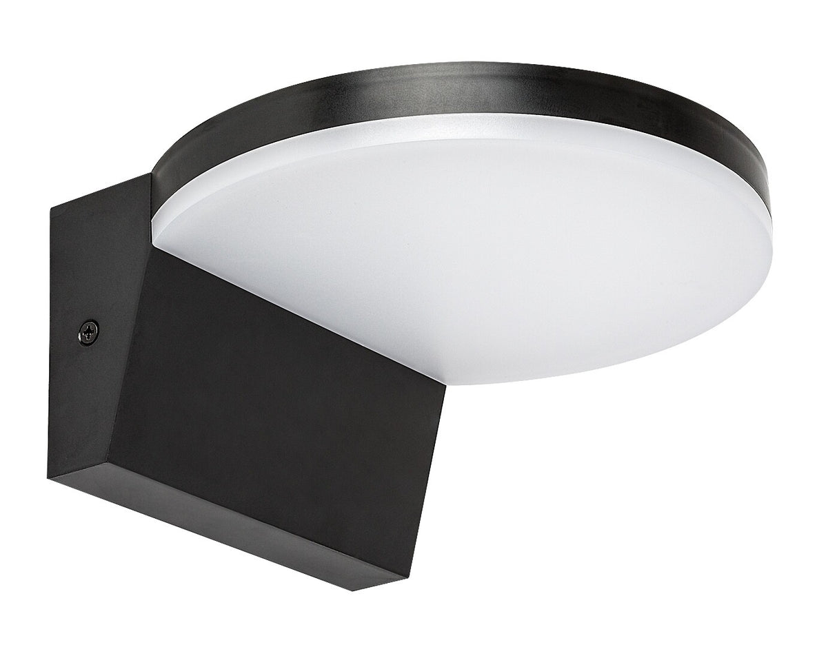 Aplica LED exterior Batida, negru, 9W, 900lm, 2700, 4000, 6500K, IP54, Rabalux, 77117