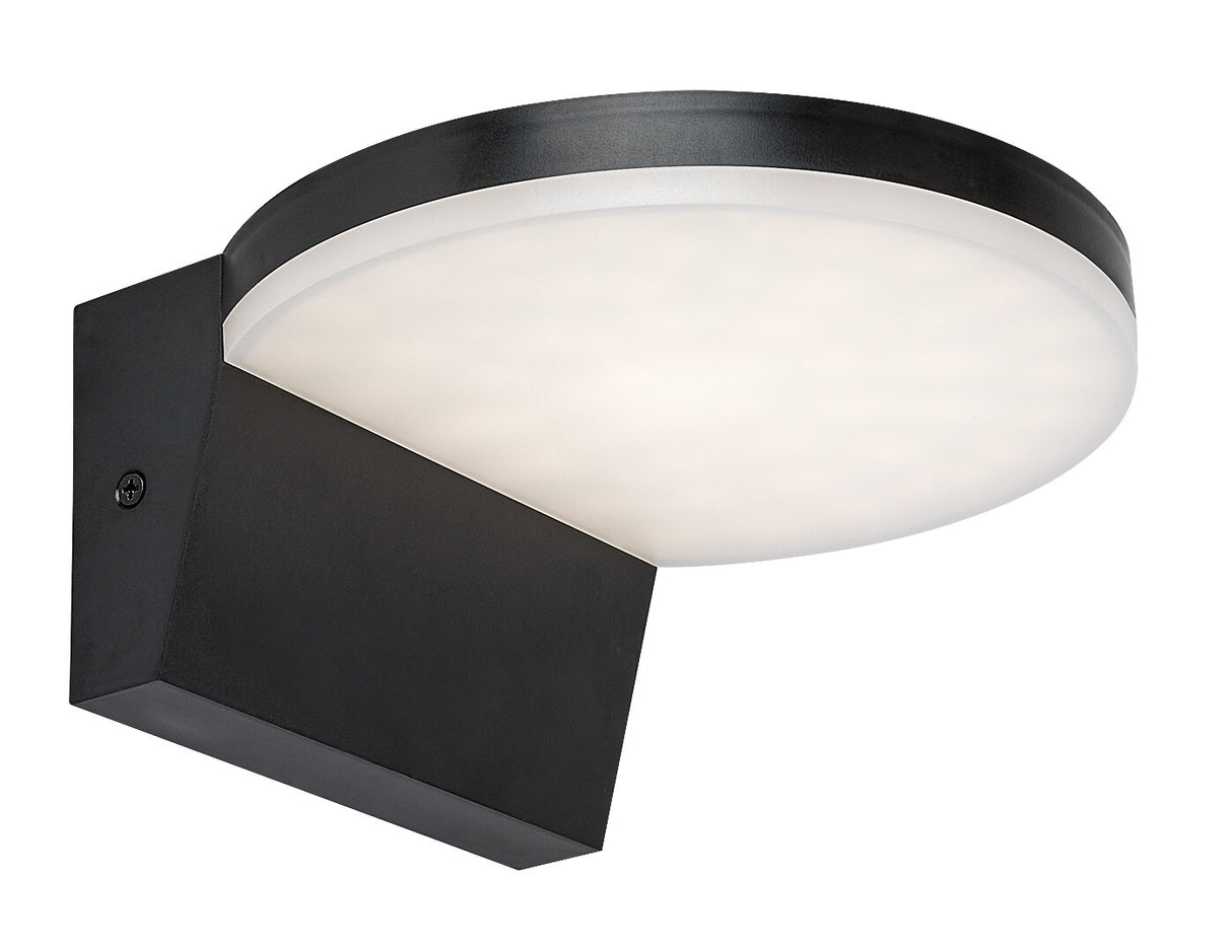 Aplica LED exterior Batida, negru, 9W, 900lm, 2700, 4000, 6500K, IP54, Rabalux, 77117