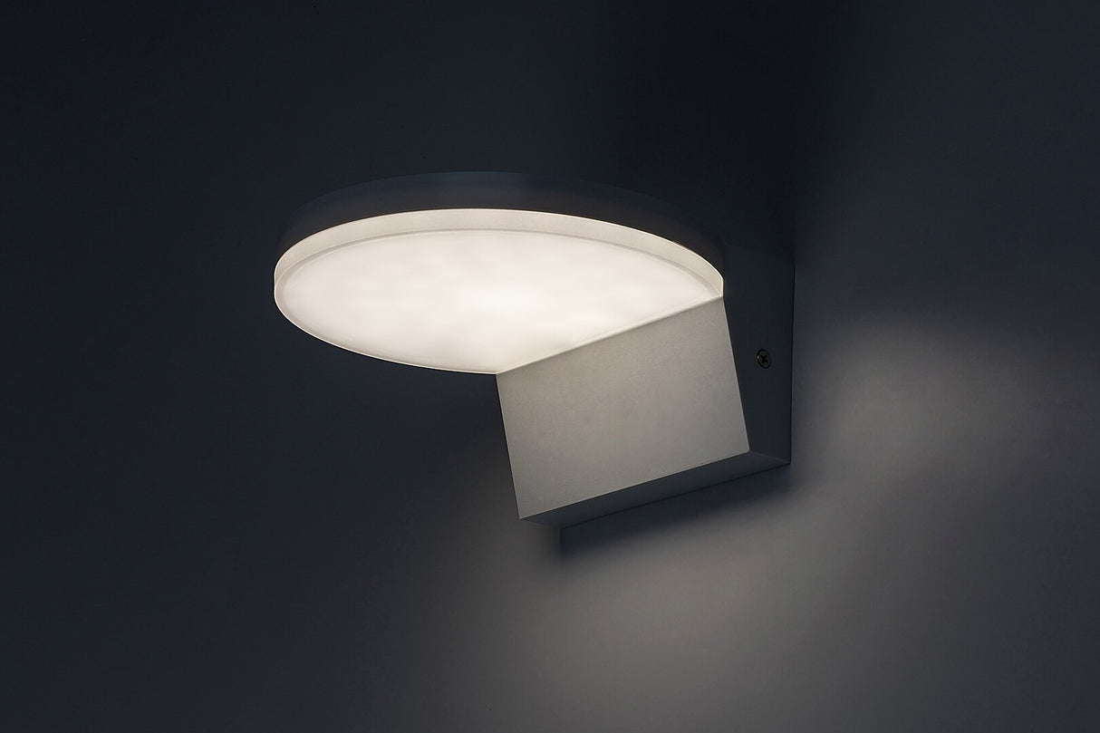 Aplica LED exterior Batida, alb, 9W, 950lm, 2700K, 4000K, 6500K, IP54, Rabalux, 77118