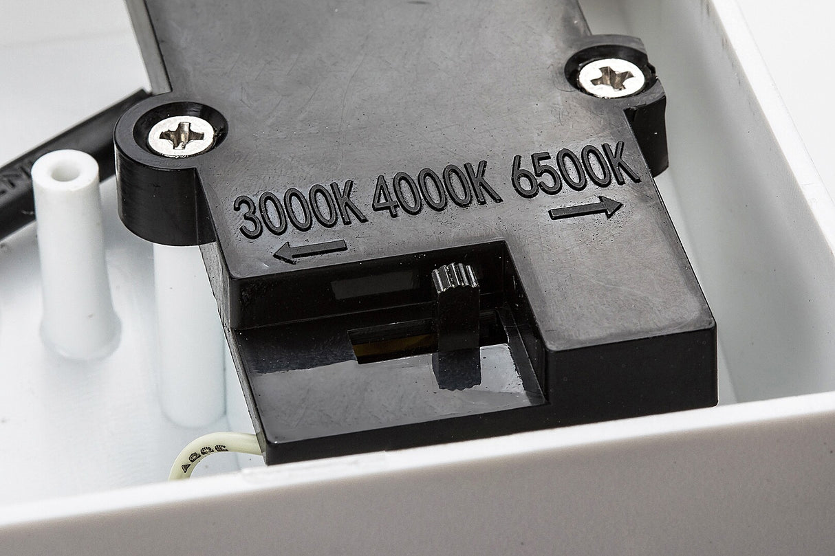 Aplica LED exterior Batida, alb, 9W, 950lm, 2700K, 4000K, 6500K, IP54, Rabalux, 77118