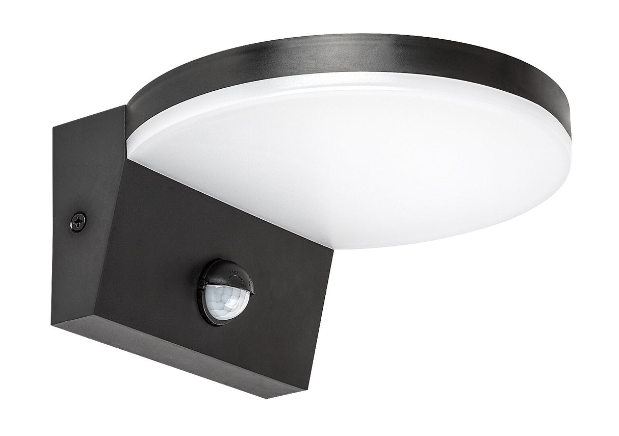 Aplica LED exterior Batida, negru, 9W, 900lm, 2700K, 4000K, 6500K, IP54, Rabalux, 77119