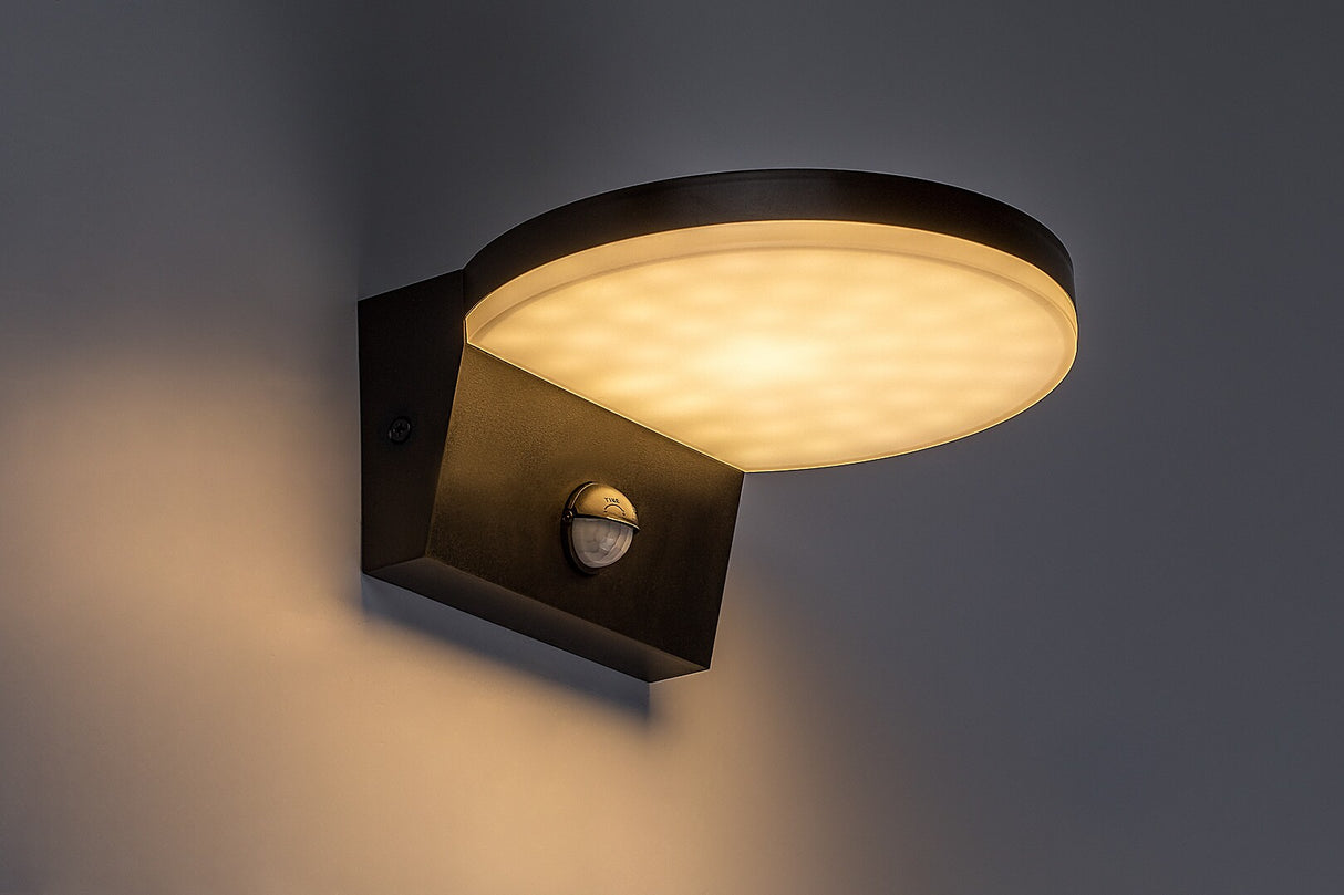 Aplica LED exterior Batida, negru, 9W, 900lm, 2700K, 4000K, 6500K, IP54, Rabalux, 77119