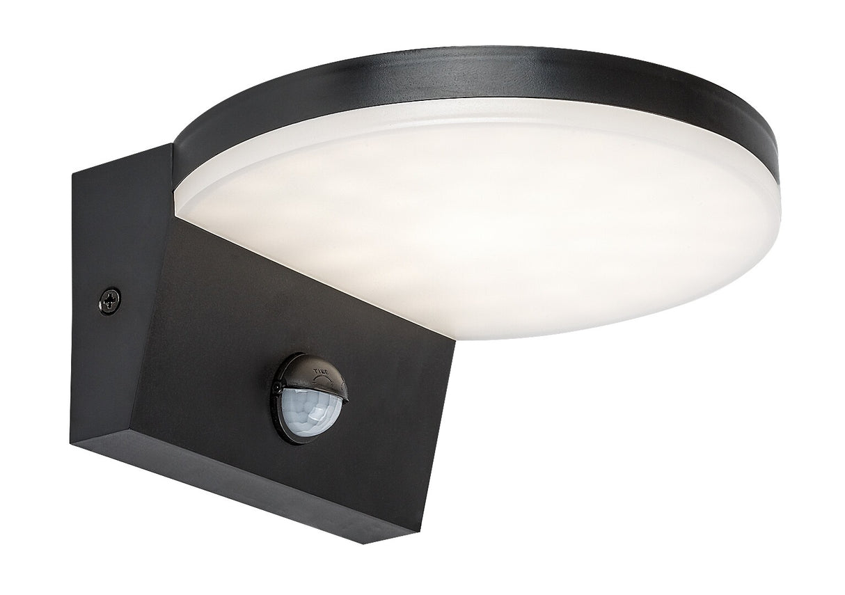 Aplica LED exterior Batida, negru, 9W, 900lm, 2700K, 4000K, 6500K, IP54, Rabalux, 77119