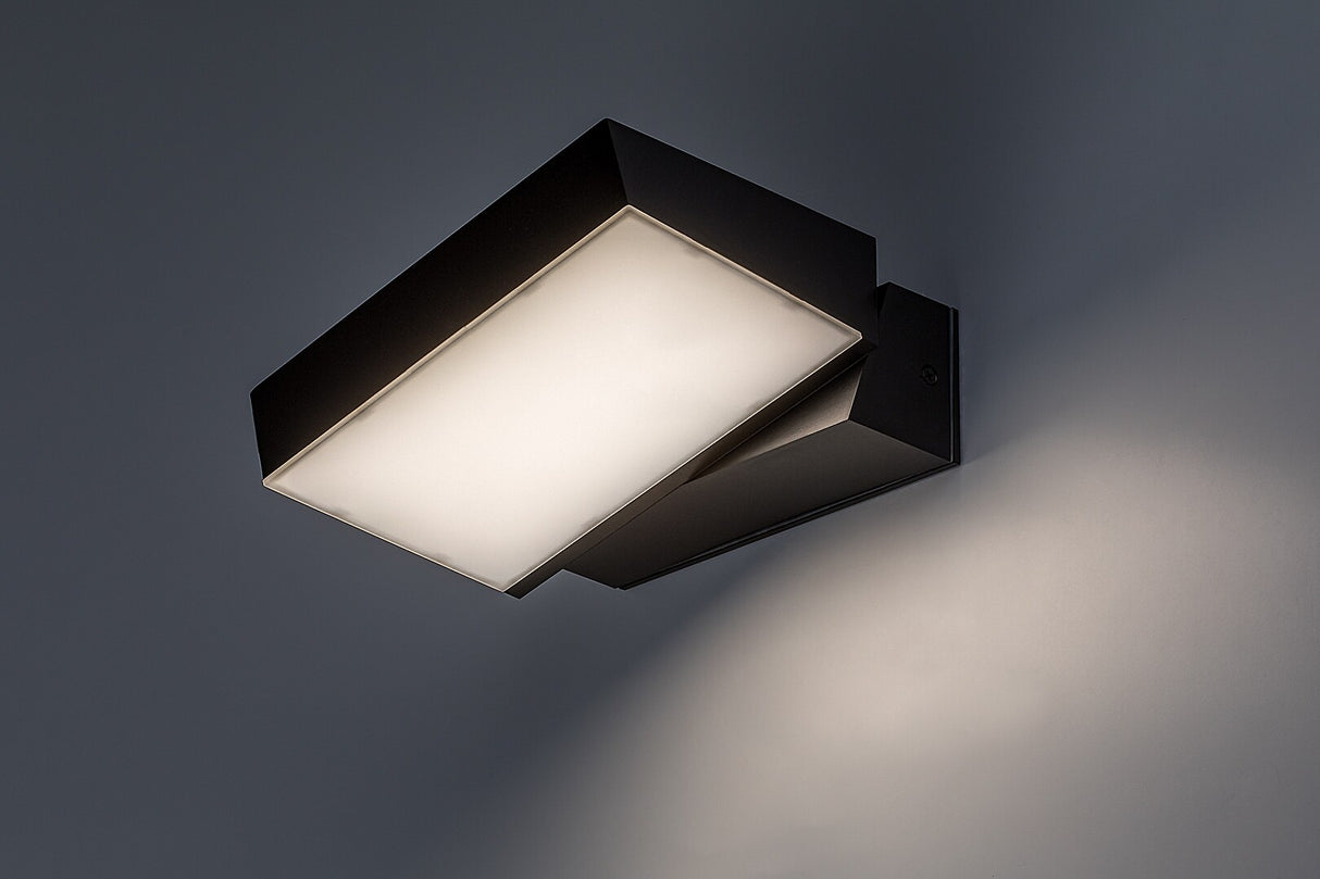 Aplica LED exterior Laxa, negru, 14W, 1400lm, 2700K, 4000K, 6500K, IP54, Rabalux, 77121