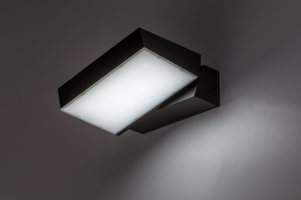 Aplica LED exterior Laxa, negru, 14W, 1400lm, 2700K, 4000K, 6500K, IP54, Rabalux, 77121