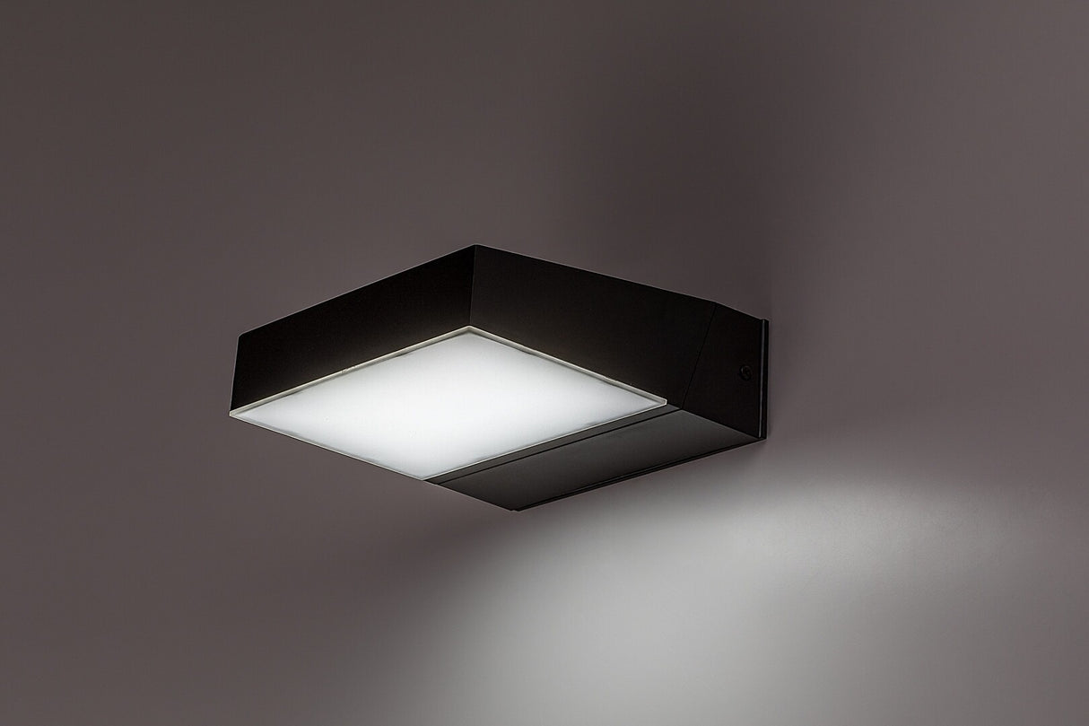 Aplica LED exterior Laxa, negru, 14W, 1400lm, 2700K, 4000K, 6500K, IP54, Rabalux, 77121