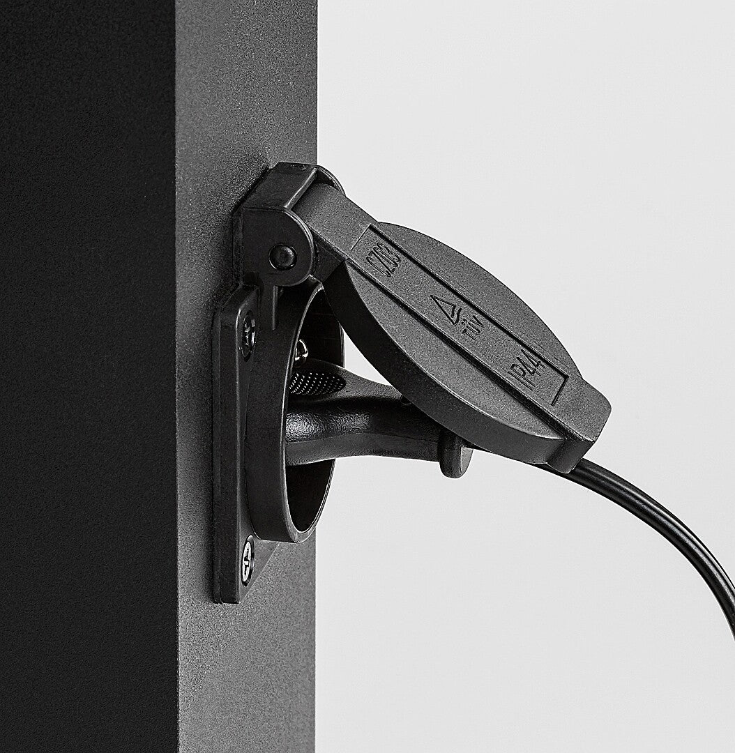 Stalp exterior Ankara, negru, 1 x E27, H.44, IP44, Rabalux, 77122