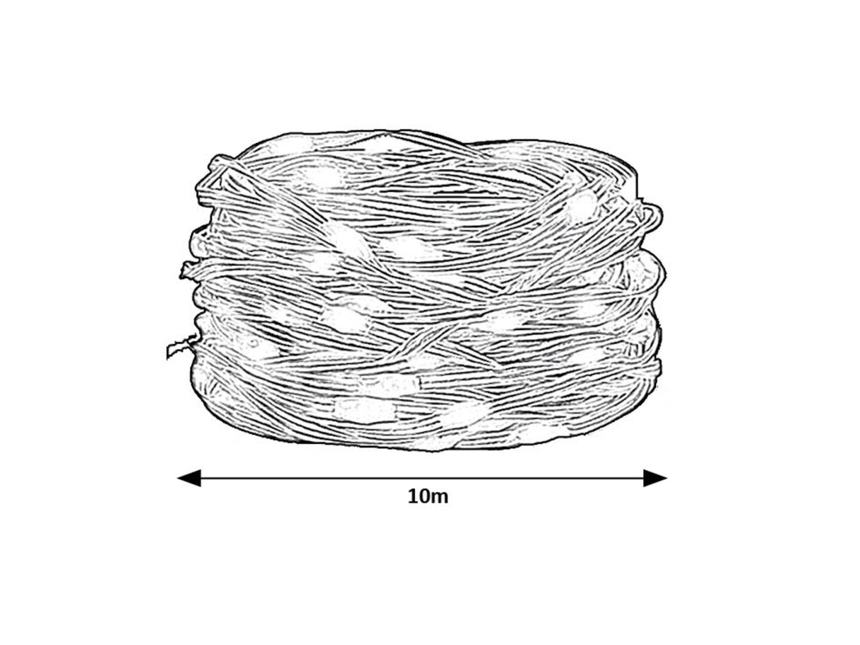 Banda led decorativa exterior, BIRI, 3,2W, RGB, WIFI+telecomanda, 10m, IP44, Rabalux 77124