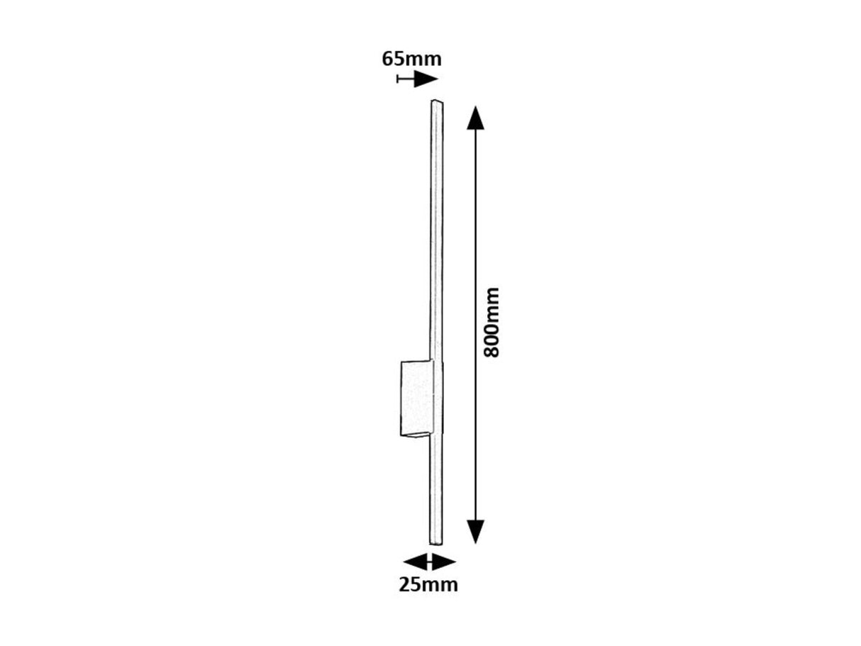 Aplica LED exterior Kelebia, negru, 12W, 1000lm, 3000K, IP44, Rabalux, 77125