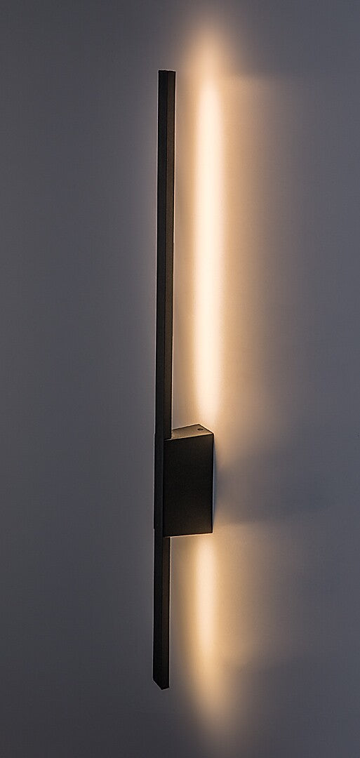 Aplica LED exterior Kelebia, negru, 12W, 1000lm, 3000K, IP44, Rabalux, 77125