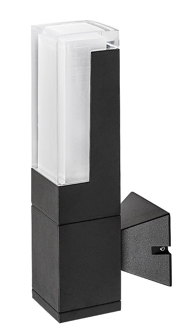 Aplica LED exterior Darvas, negru, 7W, 450lm, 2700K, 4000K, 6000K, IP54, Rabalux, 77126